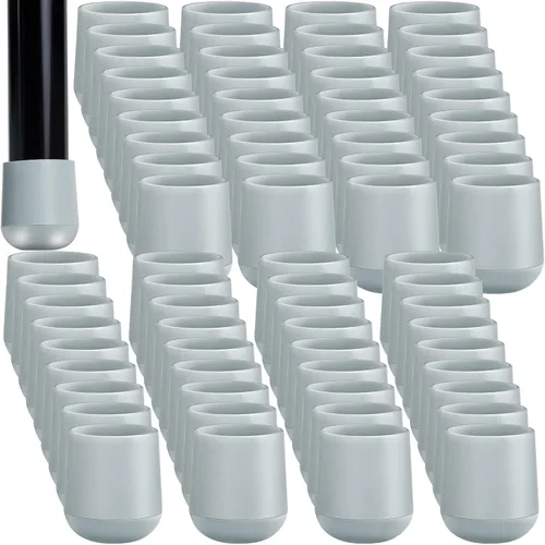 Miniatura 8 de Jetec Tapas plegables para patas de silla de 7/8 pulgadas, tapas de plástico resistentes para patas de silla, tapas de goma que no dañan las patas