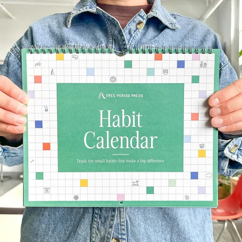 Miniatura 8 de Free Period Press Calendario de seguimiento de hábitos y planificador de listas de tareas, rastreador de hábitos encuadernado en espiral
