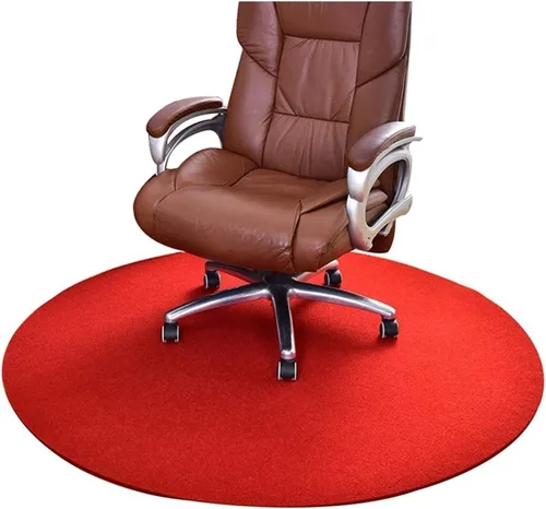 Miniatura 8 de Tapete para silla de oficina, alfombra redonda multiusos antideslizante, resistente al desgaste para suelo de azulejos, silla rodante y escritorio