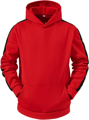 Miniatura 3 de Conjunto de suéter y pantalones para hombre, con capucha, traje de dos piezas, traje estético, traje de moda para hombre, otoño e invierno