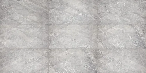 Miniatura 28 de Daltile Perpetuo - Moldura redondeada de porcelana con aspecto de mármol de porcelana de 3 x 24 pulgadas en gris eterno pulido (se vende por pieza)