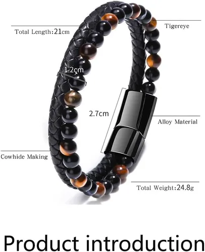 Miniatura 3 de LIU JUN Humanic + Pro Maxhematie - Pulseras de cuentas para mujer, 4 unidadesjuego de cuentas termocromáticas Vigorvi, desintoxicación linfática