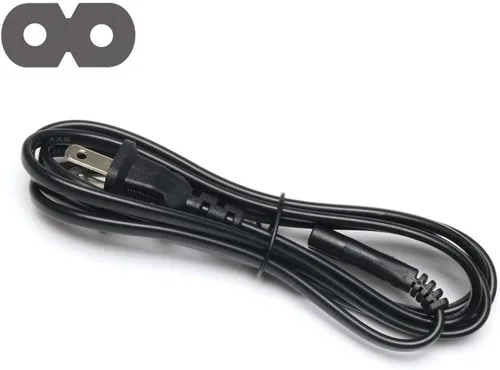 Miniatura 7 de Cable de CA de 2 clavijas de 6 pies compatible con Sony Asus Acer Toshiba cargador de laptop Samsung LG TCL LED LCD TV Monitor Mini Nevera PS3 PS4
