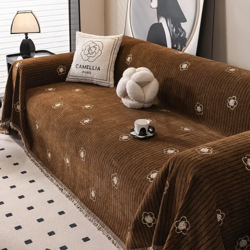 Miniatura 111 de ROOMLIFE Manta Funda Azteca Bohemia para Sofá, Decoración del Hogar Estilo Granja, Fundas de Sofá para Loveseat, Sofás de 2/3 Cojines, Apta