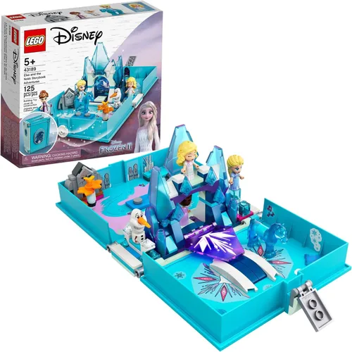 LEGO Disney Frozen 2 Elsa and The Nokk Storybook Adventures Juguete de construcción 43189 inspirado en la película, idea de regalo para niños y