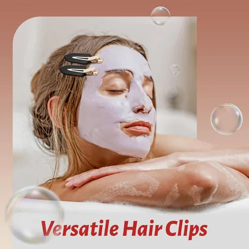 Miniatura 3 de YIERSO 8 piezas de pinzas para el cabello sin doblar, sin arrugas, pinzas para maquillaje, pinzas de pico de pato, sin abolladuras, sin arrugas