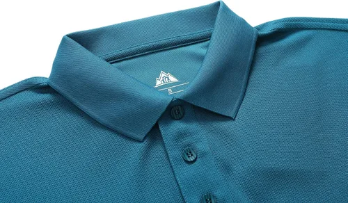 Miniatura 4 de MOERDENG Polo de golf para hombre, ajuste regular, secado rápido, táctico, manga corta y larga, camiseta de tenis