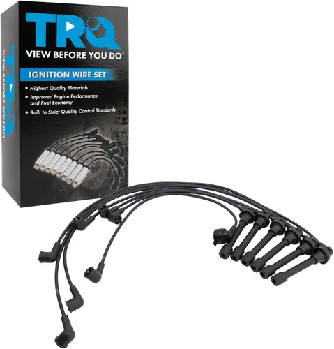 Miniatura 32 de Kit de cables para bujías de encendido del motor TRQ para Ford F250 F350 Super Duty V8 6.2L Nuevo
