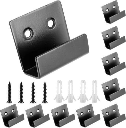 Miniatura 12 de Luomorgo 10 Piezas Colgador de Pared para Exhibición de Azulejos, Ganchos de Soportes de Montaje en Pared de Acero Inoxidable, Colgador de Azulejos