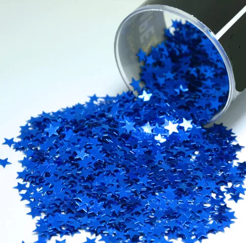 Miniatura 8 de Confetti Star 1/4" Negro - Paquete al por menor #8513 QS0