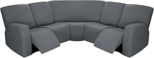Miniatura 28 de PureFit - Funda para consola reclinable para fundas de sofá reclinable, fundas deslizantes súper elásticas para la parte media del sofá reclinable