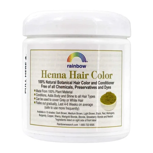 Miniatura 3 de Henna Rainbow Research para teñir el cabello, de color negro, 4 onza Profundo Ébano Negro