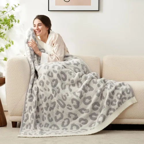 Miniatura 27 de Snuggle Sac - Manta a cuadros, manta roja para sofá, manta de microfibra de franela buffalo a cuadros, mullida, cálida, acogedora, suave, manta