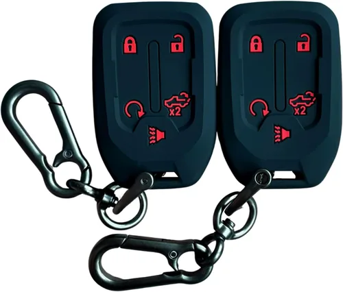 Miniatura 12 de Autobase Funda de silicona para llavero de Chevy Malibu Camaro Trax Traverse Trailblazer Sonic Cruze Blazer Volt Equinox Spark Accesorio
