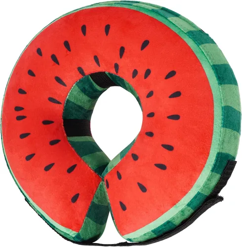 Miniatura 7 de Collar de Dona de Recuperación para Perros y Gatos, Collar de Cono de Perro Inflable Alternativa Después de la Cirugía, Cono Suave para Perros Azul