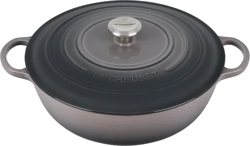 Le Creuset Signature - Horno de chef de hierro fundido, 7.5 cuartos de galón, Oyster Ostra