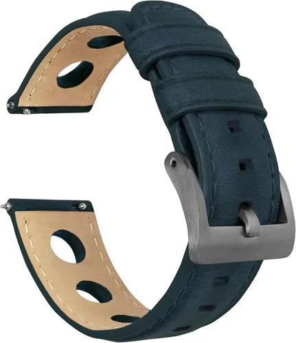 Miniatura 62 de Barton Racing & Rally Horween - Correas de cuero con barras de resorte de liberación rápida integradas, longitud estándar para muñecas de 5 a 8