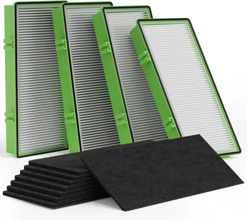 Miniatura 8 de Leemone Reemplazo de filtro Aer1 para purificadores de aire Holmes, HAPF30AT (4 filtros HEPA reales + 8 filtros de refuerzo de carbono), paquete