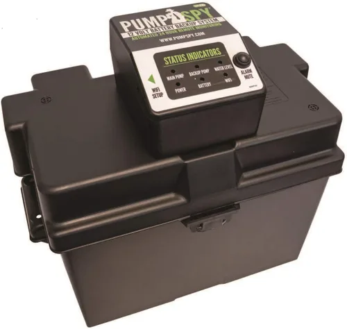 Miniatura 3 de PumpSpy PS2000C SmartPump combinación premontada con conexión Wi-Fi, bomba de sumidero primaria de 1/2 HP y bomba de sumidero de reserva de batería