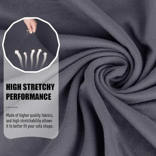Miniatura 8 de TAOCOCO Funda para sofá reclinable, 3 piezas de fundas de tela de poliéster elástica para sofá reclinable de 3 asientos, protector de muebles suave