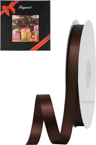 Miniatura 62 de LIUYAXI - Cinta de satén roja de doble cara, 2 pulgadas X 25 yardas continuas, cintas perfectas para envolver regalos, ramo de boda, decoración DIY