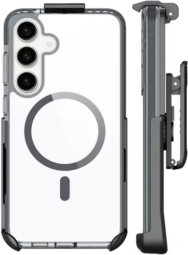 Miniatura 10 de BELTRON Funda para cinturón para Samsung Galaxy S25 Ultra, funda protectora delgada transparente y funda de clip giratorio para cinturón, compatible