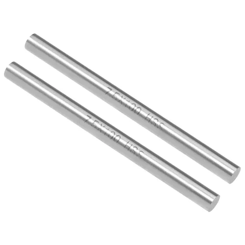 Miniatura 21 de uxcell 2 piezas varillas redondas de acero, 10 mm x 60 mm de acero de alta velocidad (HSS) Barra de torno herramienta, para eje, engranaje, taladro