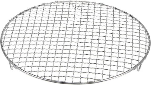 Miniatura 18 de HARFINGTON Rejilla Redonda de Cocina de 6.5 Pulgadas de Acero Inoxidable 201 con Alambre Cruzado para Barbacoa, Parrilla, Cocina, Horneado, Ahumado