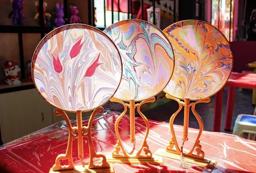 Miniatura 4 de Kit de pintura marmoleado de 16 piezas, barniz de pintura, pintura de agua vívida mezclable para manualidades, juego de manualidades