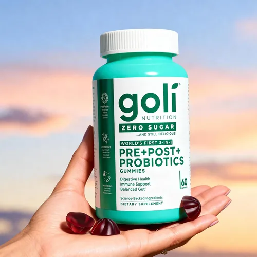 Miniatura 8 de Goli Zero Sugar Pre Pro - Gomitas postbióticas 3 en 1 del mundo con DE111, XOS, MCC1849, sin alcoholes de azúcar, veganas, aptas para dieta