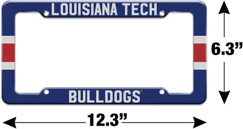 Miniatura 4 de GRAPHICS & MORE Louisiana Tech Bulldogs - Marco para placa de matrícula