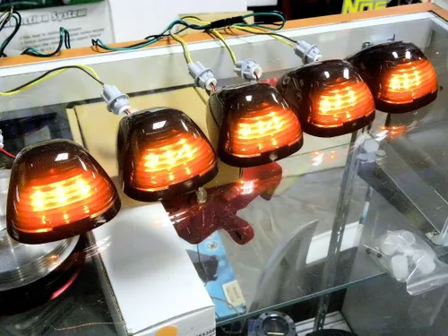 Miniatura 6 de VMS RACING CAB - Marcadores de luces de techo, 5 piezas con base en lentes ahumados, montaje CRL 264143BK compatible con Ford F250 F350 F450 F550