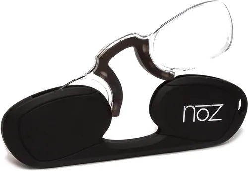 Miniatura 2 de Calabria Noz - Llavero para lentes de lectura sin brazos para la nariz, estuche rígido, para hombres y mujeres, para lector de bolsillo, mini