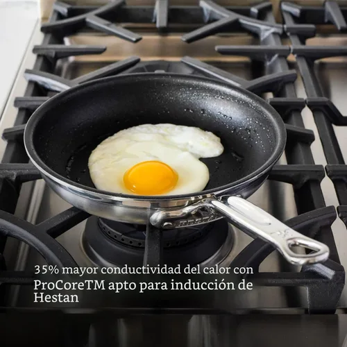 Miniatura 3 de Hestan ProBond TITUM forjado – Acero inoxidable revestido profesional, antiadherente, sartén (8.5 pulgadas), compatible con inducción, fabricado sin