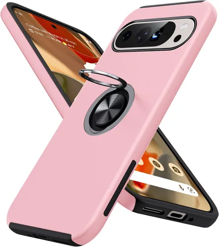 Miniatura 34 de JAME Funda para Google Pixel 7 Pro, Funda de Ajuste Delgado para Pixel 7 Pro con Soporte de Anillo Kickstand