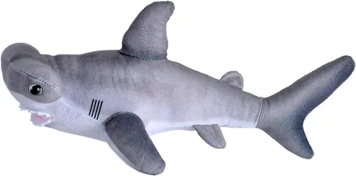Wild Republic Hammerhead - Peluche de tiburón de peluche, juguete de peluche, regalos para niños, océano vivo, 12 pulgadas