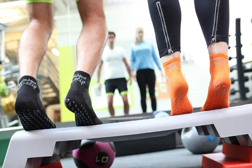 Miniatura 5 de Rainbow Socks Mujer Hombre Colorido ABS Sport Yoga
