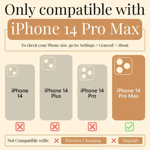 Miniatura 178 de Fundas Walli para iPhone 13, funda tipo cartera con soporte para tarjetas, elegante y moderna cubierta para mujeres, se ajusta al iPhone 13