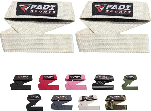 Miniatura 11 de Lifting Wrist Straps for Weightlifting Gym Deadlift and Pull Ups 24 Inch Cotton with 5mm Padded Neoprene for Grip Support Powerlifting Bodybuilding