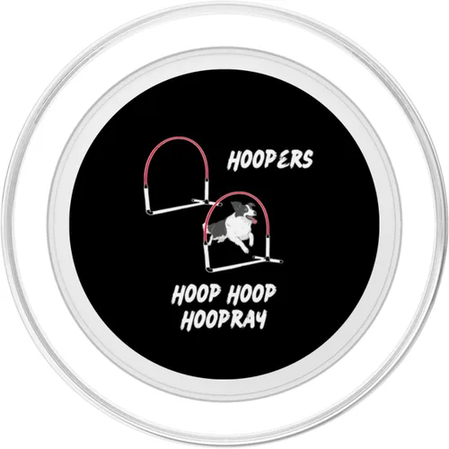 Miniatura 2 de Dog Agility - Perros para perros con ganchos de aro Border Collie PopSockets MagSafe PopGrip para iPhone