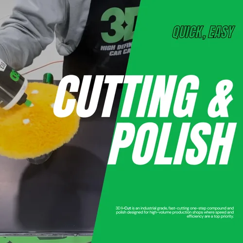 Miniatura 3 de 3D I-Cut - Compuesto de frotamiento y pulidor – Corrección rápida de pintura para talleres de cuerpo de alto volumen Elimina marcas de lijado