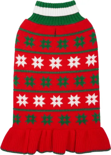 Miniatura 22 de KYEESE Suéter para Perros para Perros Pequeños, abrigos cálidos para mascotas, ropa para perros de otoño e invierno, vestido con agujero para la 06#
