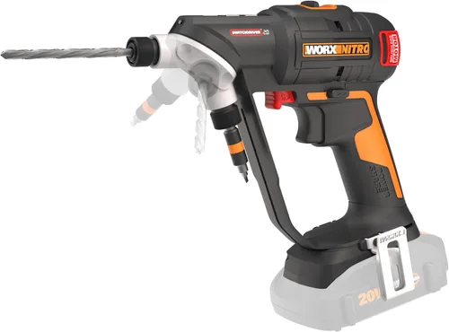 Miniatura 11 de WORX Taladro Atornillador Inalámbrico, 20V 445 in·lb Taladro Atornillador Eléctrico sin Escobillas, Perforación y Atornillado Potente, Diseño 2