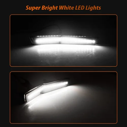 Miniatura 6 de ADIIL Luces de posición laterales LED de repuesto para Dodge Challenger SRT Widebody RT ámbar LED guardabarros delanteros OEM Fit Sidemarker Kit
