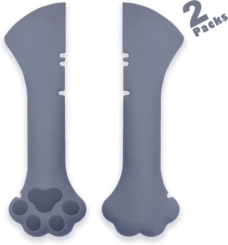 Miniatura 15 de Meow&Woof Tapa y cuchara para latas de comida para gatos, cubierta sin BPA para almacenamiento de alimentos húmedos de animales, reutilizable