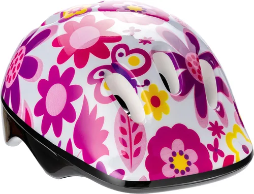 Miniatura 10 de Cascos para niños y niñas, casco de bicicleta multideportivo ajustable desde niños pequeños hasta jóvenes con certificado CPSC Flor azul
