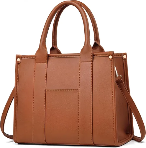Miniatura 13 de COCIFER The Tote Bag - Bolso cruzado para mujer, bolso de hombro, bolsos de mano de piel sintética con asa superior con cremallera