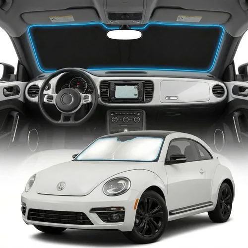 Miniatura 138 de Cubierta para parabrisas para BMW X1 E84 – Ajuste personalizado X1 E84 Accesorios 2016-2024 2025 Parasol plegable protección UV y escudo térmico