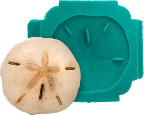 Miniatura 5 de Molde de silicona Sand Dollar para fondant seguro para alimentos, chocolate, caramelo, resina, arcilla polimérica, jabón, manualidades, joyería