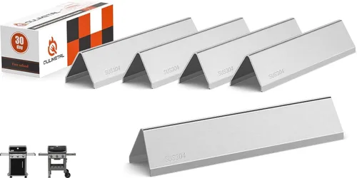 Miniatura 12 de QuliMetal Barras Saborizadoras de 15.3 pulgadas para Parrillas Weber Spirit E310, Spirit 300, Spirit II 300, E315 E320 E330 S310 S315 S320 S330